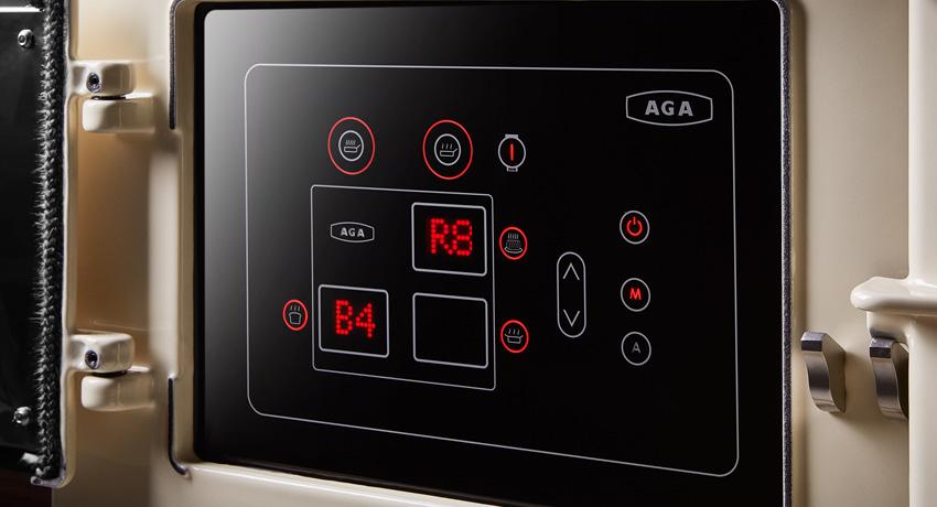 Control panel of the AGA eR7 Series